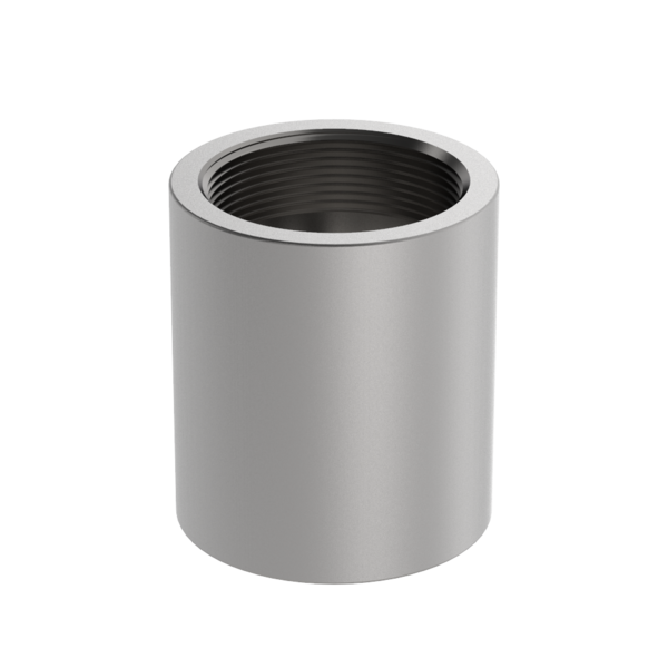 PF3T-ORC-FDN 1 in X 1/2 in Threaded Coupling - Reducing 3000# T304L Stainless Steel Pipe Fitting